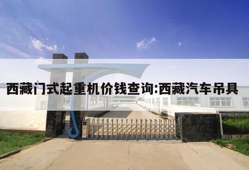 西藏門式起重機價錢查詢:西藏汽車吊具